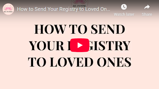 How to Send Your Registry to Loved Ones
