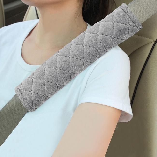 Amooca Soft Auto Seat Belt Cover Seatbelt Shoulder Pad Cushions