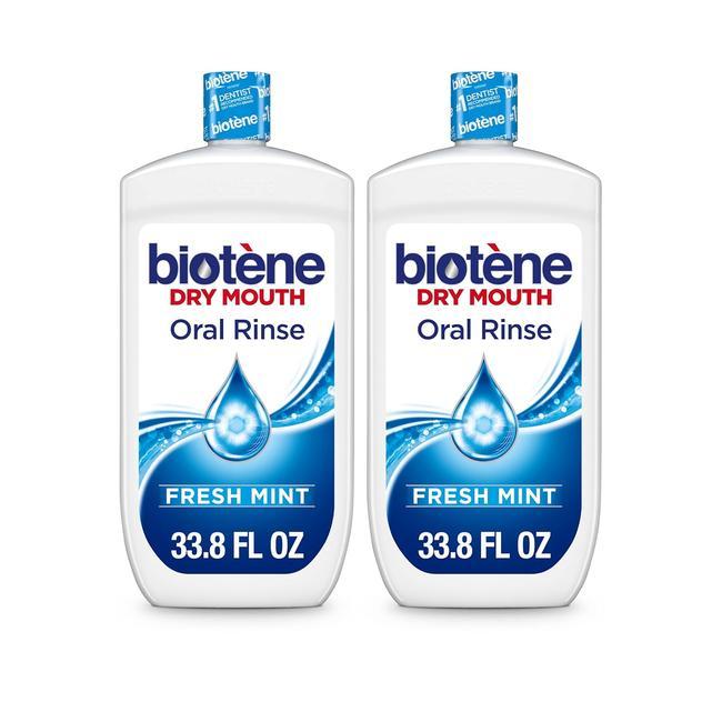 Biotene Oral Rinse Mouthwash for Dry Mouth, Breath Freshener and Dry Mouth Treatment, Fresh Mint