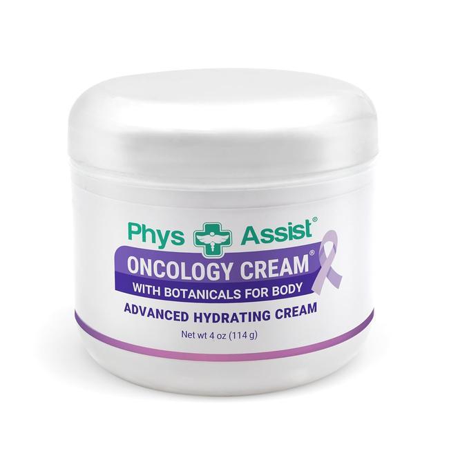 PhysAssist - Oncology Body Cream with Botanicals, 4 oz. Soothing and Hydrating to Stressed Skin