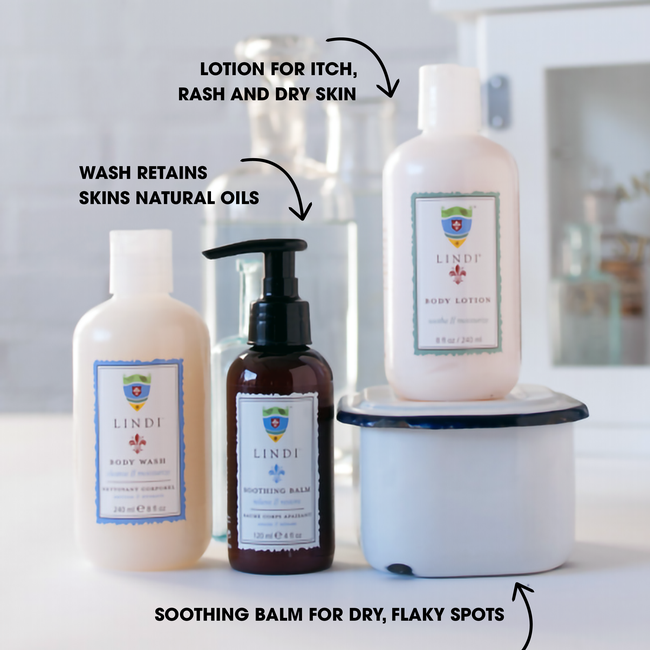 Complete Body Regimen: Body Wash + Body Lotion + Soothing Balm