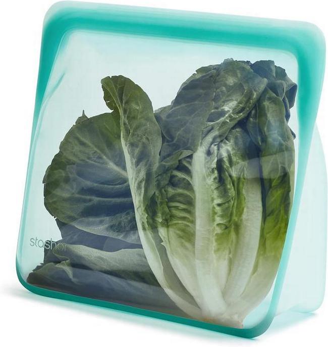 Stasher Premium Silicone Reusable Food Storage Stand-Up Bag