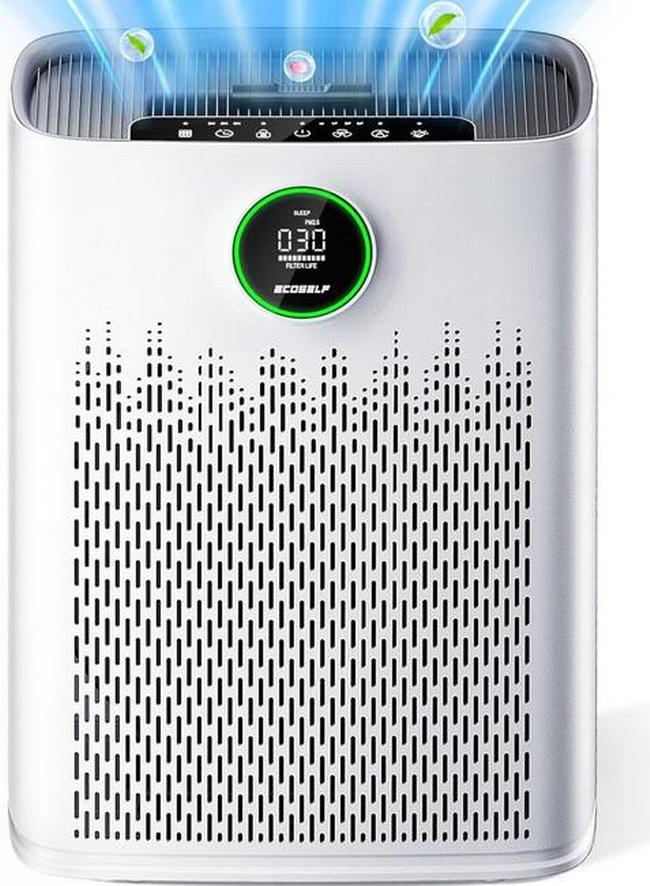 Air Purifiers for Home Large Room, Cover Up to 2400 Ft&sup2; with True HEPA Filter, Smart Mode
