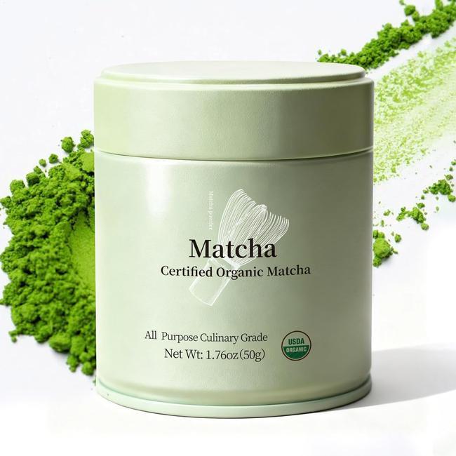 MatchAdmire Premium First Harvest USDA Certified Organic Green Tea Matcha Powder
